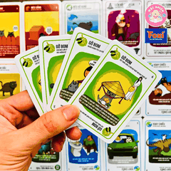 Board game - Thẻ bài Mèo Oẳng-Mèo Zombie-của Foxi Toy - Trò chơi gia đình-bạn bè-hấp dẫn-kịch tính