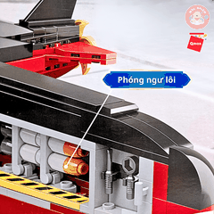 Đồ chơi lắp ráp xếp hình Qman 22018 - Tàu ngầm đen (523 chi tiết) - Dành cho bé trai từ 6 tuổi