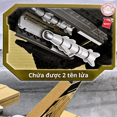 Đồ chơi lắp ráp xếp hình Qman 22013 - Tiêm kích 376 chi tiết (có 03 nhân vật minifigues)