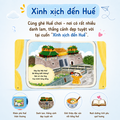 Sách thơ - Bộ Việt Nam quê mình 3 cuốn Bồi cứng tái bản cho bé 0-6 tuổi - Lionbooks