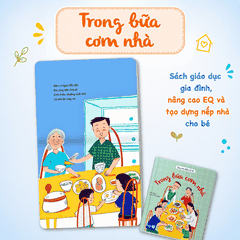 Bộ sách thơ Dạy em điều tử tế 2 cuốn bồi cứng - Sách giáo dục gia đình, nâng cao EQ và tạo dựng nếp nhà cho bé