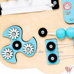 Bảng bận rộn Busy board mới 2025 rèn luyện vận động tinh Lalala baby