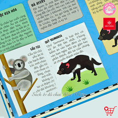 Sách Atlas Thế Giới – Khám Phá Các Châu Lục và Đại Dương – Đinh Tị Books