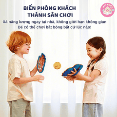 Bộ vợt ném bóng dính Mideer kèm bóng ném cao su - Suction Ball Set