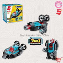 Đồ chơi lắp ráp xếp hình 10 trong 1 Qman 42104 - Biệt đội biến hình