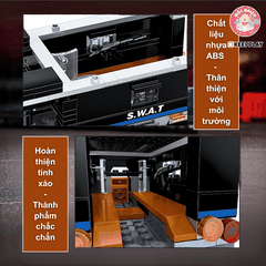Đồ chơi lắp ráp xếp hình Keepplay 11023 - Đội đặc nhiệm chống khủng bố (364 chi tiết)