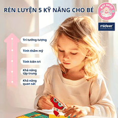 Combo 03 bộ cắt giấy thủ công Lets Cut Paper Mideer 03 cấp độ