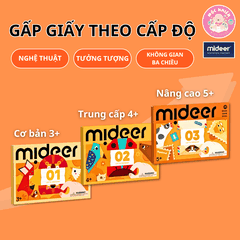 Đồ Chơi Gấp Giấy Thủ Công Origami Mideer - Cho Bé Từ 3 Tuổi Luyện Tay Khéo Léo