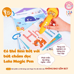 Học liệu tô xóa Lala Tracing Plus - Đồ chơi giấy tô xóa thông minh đồ chơi tô xóa cho bé -Lalala baby