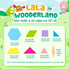 Đồ chơi xếp hình nam châm Lala Wooderland bằng gỗ cao cấp phát triển tư duy sáng tạo logic cho bé - Lalala baby