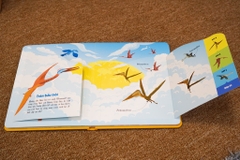 Sách Tương Tác Lật Mở Khám Phá Khổ lớn Lift-The-Flap - Lật mở khám phá - Dinosaurs - Thế giới khủng long - Đinh Tị Books