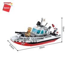 Đồ chơi xếp hình lắp ráp Qman 1720 - Cuộc xung đột bờ biển (235 chi tiết)
