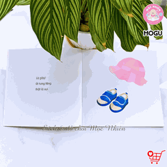 Combo 04 cuốn Sách Truyện Ehon cho bé 1-2-3 tuổi - Bé học đồ vật (0-3 tuổi) - MOGU