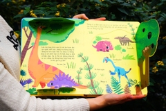 Sách Tương Tác Lật Mở Khám Phá Khổ lớn Lift-The-Flap - Lật mở khám phá - Dinosaurs - Thế giới khủng long - Đinh Tị Books