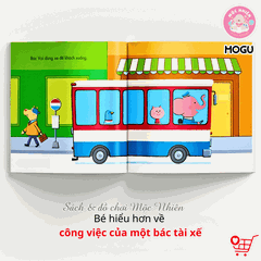 Combo 04 cuốn Sách Truyện Ehon bé 1-2-3 tuổi - Thế giới các loại xe - MOGU