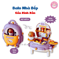Đồ chơi nhập vai ba lô gấu xinh xắn - Bear Magic Backpack - Cho trẻ từ 3 tuổi - Toys&Joys