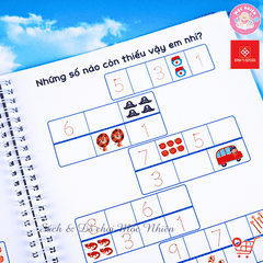 Combo 04 cuốn Sách viết xóa thông minh (Cho bé từ 4-7 tuổi) - Đinh Tị Books