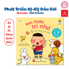 Sách - Phát triển IQ - EQ đầu đời cho bé từ 0 - 6 tuổi (Lẻ cuốn) - Rèn trí thông minh, rèn luyện trí nhớ - Đinh Tị Books