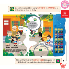 Sách Âm Thanh Phiên Bản Đặc Biệt với 30 Nút Bấm - Thế Giới Động Vật và Bé Học Nói - Đinh Tị Books