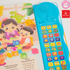 Sách Âm Thanh Phiên Bản Đặc Biệt với 30 Nút Bấm - Thế Giới Động Vật và Bé Học Nói - Đinh Tị Books