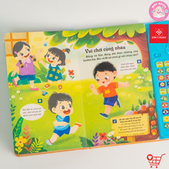 Sách Âm Thanh Phiên Bản Đặc Biệt với 30 Nút Bấm - Thế Giới Động Vật và Bé Học Nói - Đinh Tị Books