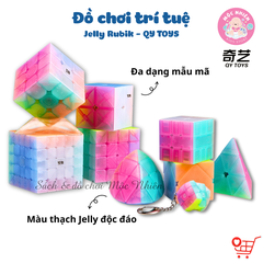 Đồ chơi trí tuệ Rubik Qiyi QY TOYS – Phiên bản Jelly Cube ( 2x2 3x3 4x4 5x5 Pyraminx Skewb Mastermorphix Ivy )