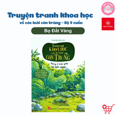 Sách - Truyện tranh khoa học về các loài côn trùng (9 phân loại lẻ cuốn) - Đinh Tị Books