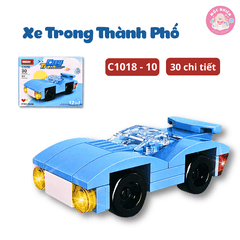 Đồ chơi lắp ráp Woma C1018- Xe trong thành phố (Hộp lẻ)