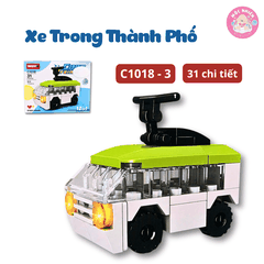 Đồ chơi lắp ráp Woma C1018- Xe trong thành phố (Hộp lẻ)