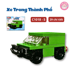 Đồ chơi lắp ráp Woma C1018- Xe trong thành phố (Hộp lẻ)
