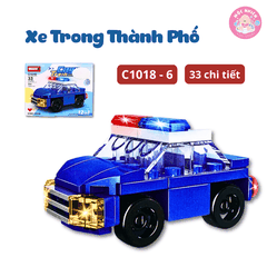 Đồ chơi lắp ráp Woma C1018- Xe trong thành phố (Hộp lẻ)