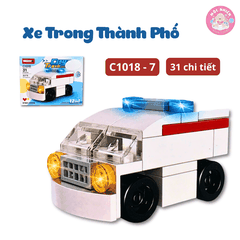 Đồ chơi lắp ráp Woma C1018- Xe trong thành phố (Hộp lẻ)