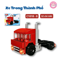 Đồ chơi lắp ráp Woma C1018- Xe trong thành phố (Hộp lẻ)