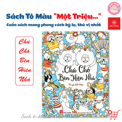 Sách tô màu Một triệu của Lulu Mayo (cuốn sách mang phong cách kỳ lạ, thú vị nhất) - Đinh Tị Books