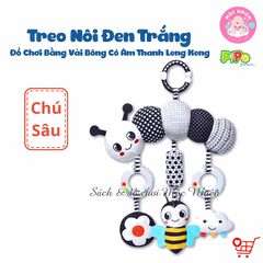 Đồ chơi treo nôi cũi xe đẩy bằng vải bông có âm thanh leng keng cho bé sơ sinh - Pipovietnam