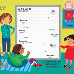 Sách chuyển động - First Explorers - My body - Cơ thể người - Đinh Tị Books