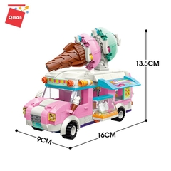 Đồ chơi lắp ráp, xếp hình Qman 2029 - Xe kem (388 Mảnh Ghép) - Dành cho bé từ 6 tuổi