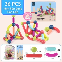 Đồ chơi xếp hình nam châm que Magnetic Sticks