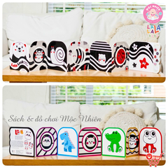 Sách âm thanh Lalalook đồ chơi kích thích thị giác não bộ phát triển cho bé sơ sinh - Lalala baby