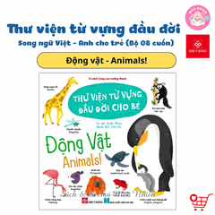 Sách - Thư viện từ vựng đầu đời cho bé - Đinh Tị Books