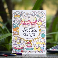 Combo 05 cuốn Sách tô màu Một triệu của Lulu Mayo (cuốn sách mang phong cách kỳ lạ, thú vị nhất) - Đinh Tị Books