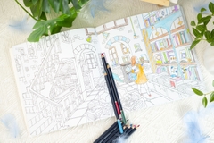 Bộ Sách tô màu Ida Chiaki - Nơi trú ẩn bình yên - Đinh Tị Books