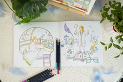 Combo 03 cuốn Sách tô màu Ida Chiaki - Nơi trú ẩn bình yên - Đinh Tị Books