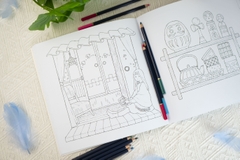 Combo 03 cuốn Sách tô màu Ida Chiaki - Nơi trú ẩn bình yên - Đinh Tị Books