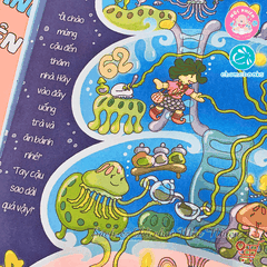 Sách ehon - Tòa nhà 100 tầng (Dành cho bé từ 3-8 tuổi) - Ehomebooks