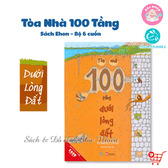 Sách ehon - Tòa nhà 100 tầng (Dành cho bé từ 3-8 tuổi) - Ehomebooks