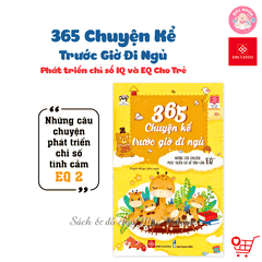 Combo 04 cuốn Sách - 365 chuyện kể trước giờ đi ngủ - Những câu chuyện phát triển chỉ số IQ và EQ cho trẻ từ 2-12 tuổi - Đinh Tị Books