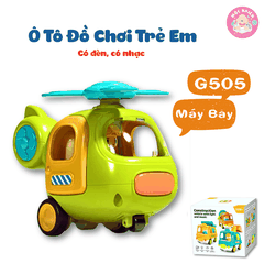 Ô tô đồ chơi trẻ em, xe tải đồ chơi, xe trộn bê tông, xe xúc cát cho bé có nhạc vui nhộn Goodway
