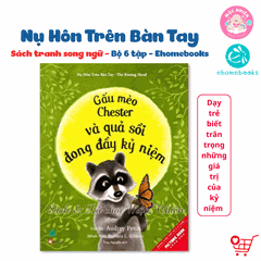 Sách tranh song ngữ - Nụ Hôn Trên Bàn Tay (6 cuốn lẻ tùy chọn) - Ehomebooks