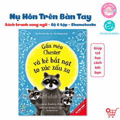 Sách tranh song ngữ - Nụ Hôn Trên Bàn Tay (6 cuốn lẻ tùy chọn) - Ehomebooks